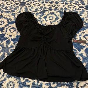 No Boundaries black babydoll shirt!